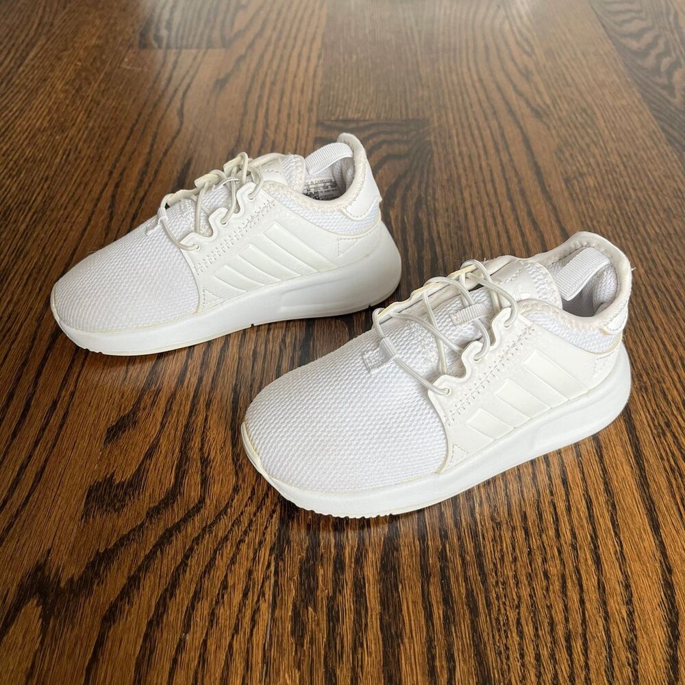 Adidas All White X_plr Running Shoes (8.5 K)